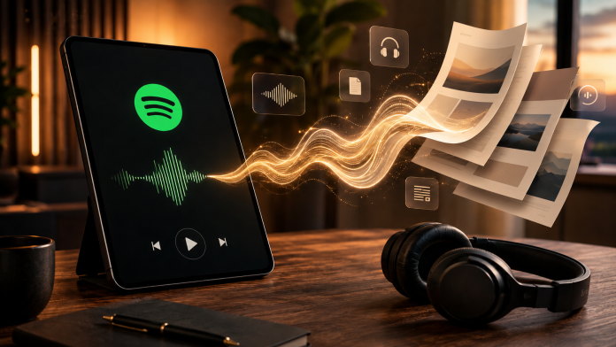 Spotify, Uygulamasına Uzun Sesli Makaleler Ekliyor